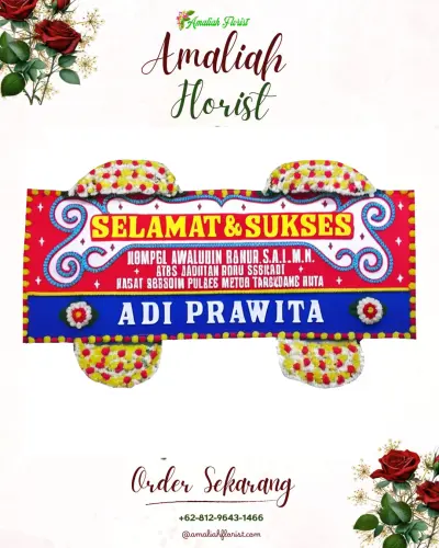 Karangan Bunga Ucapan Selamat di Argomulyo