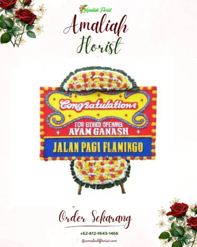 Bunga Papan Congratulation di Argomulyo